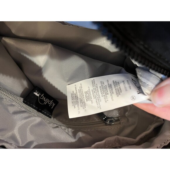 Kipling Defea Black Shoulder Crossbody Messenger Bag NWT NEW Size Medium - Picture 11 of 13